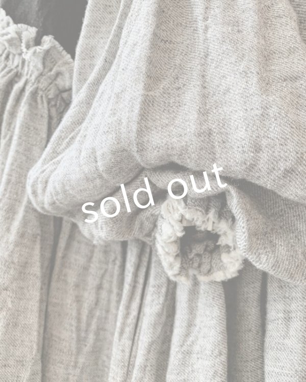 画像4: MARCHE' DE SOEUR／ブルターニュのワンピース・杢グレー (4)