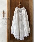 画像1: HALLELUJAH／Jupe etagee ティアードスカート・Off White (1)