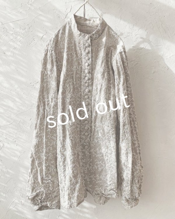 画像6: HALLELUJAH/Victorian Chemise ヴィクトリア時代のシャツ・Flax (6)