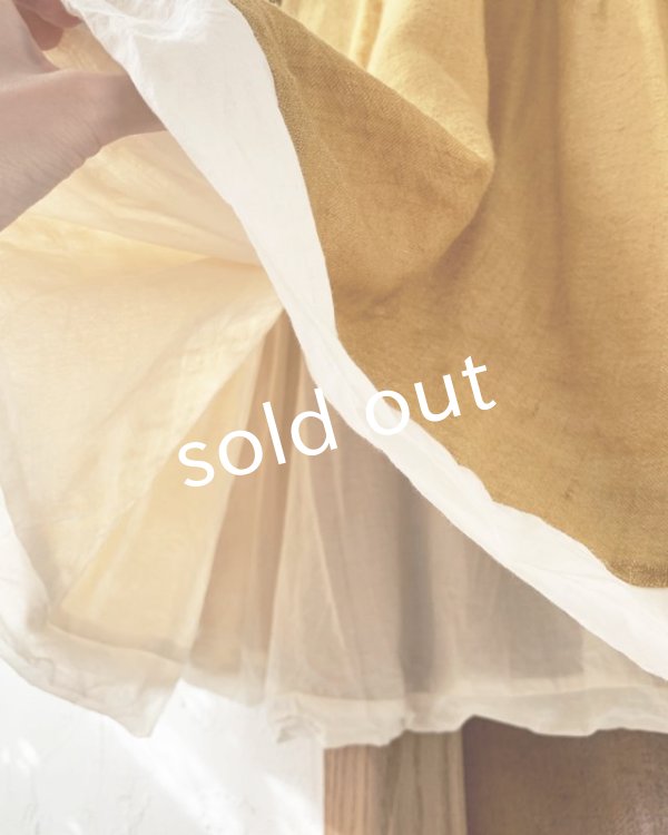 画像5: HALLELUJAH／羊飼いのローブ ガーゼ・ミモザ (5)