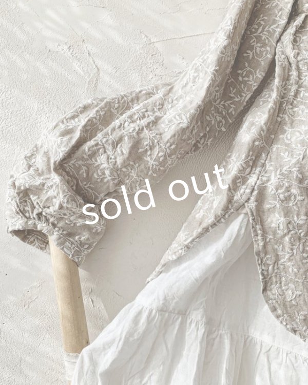 画像5: HALLELUJAH/Victorian Chemise ヴィクトリア時代のシャツ・Flax (5)