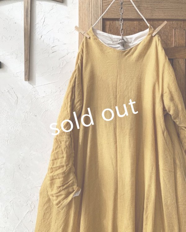 画像2: HALLELUJAH／羊飼いのローブ ガーゼ・ミモザ (2)