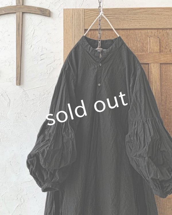 画像2: HALLELUJAH/Chemise Religieuse 修道女シャツ・Black (2)