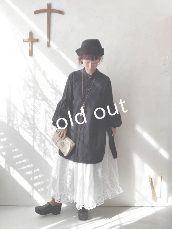 画像14: HALLELUJAH/Chemise Religieuse 修道女シャツ・Black (14)