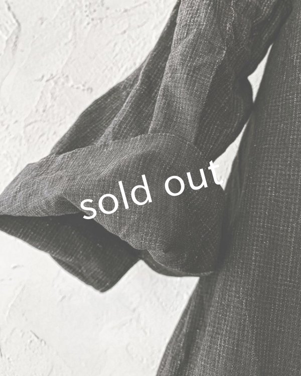 画像10: HALLELUJAH／Robe  a col claudine(1900)クロディーヌの襟のドレス・Black (10)