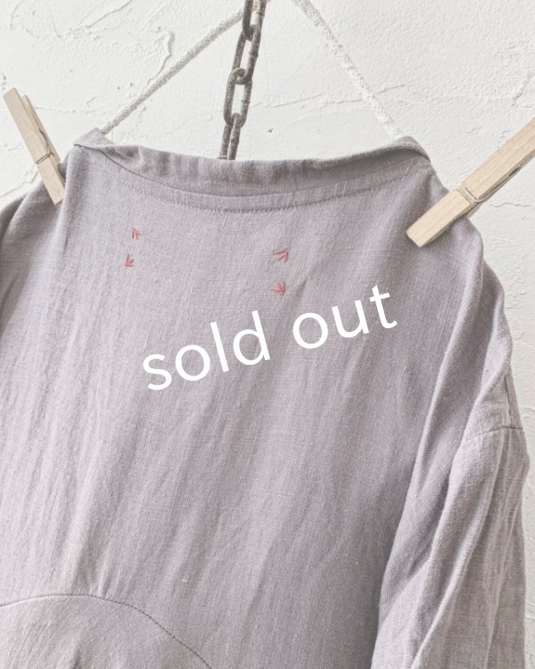 画像9: HALLELUJAH／Robe de femme de chambre 小間使いローブ衿付・Gray (9)