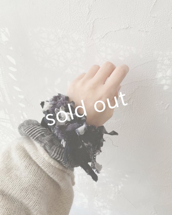 画像4: toromeco／裂き編みフリルシュシュ (4)