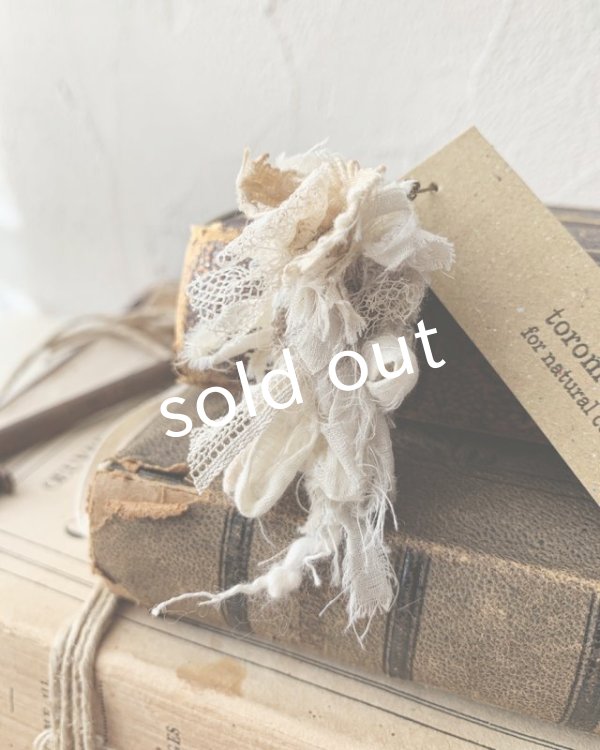 画像3: toromeco/片耳飾りglycineピアス・ecru (3)