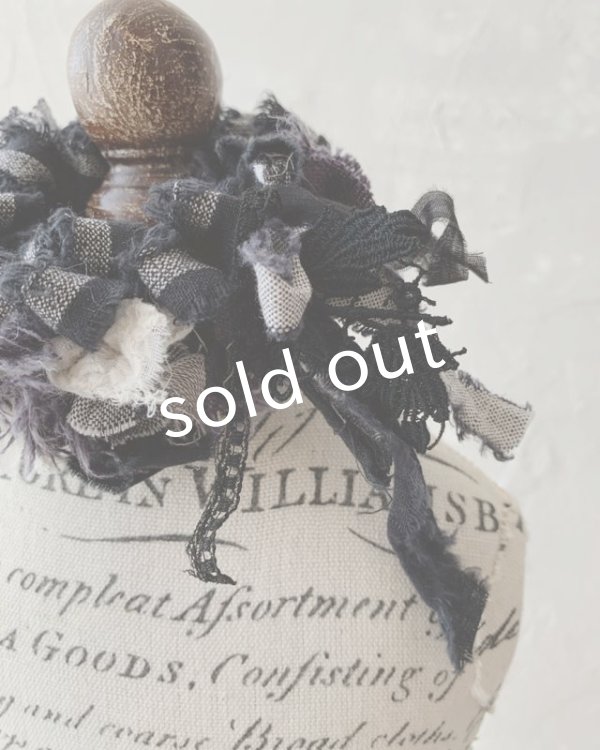 画像2: toromeco／裂き編みフリルシュシュ (2)