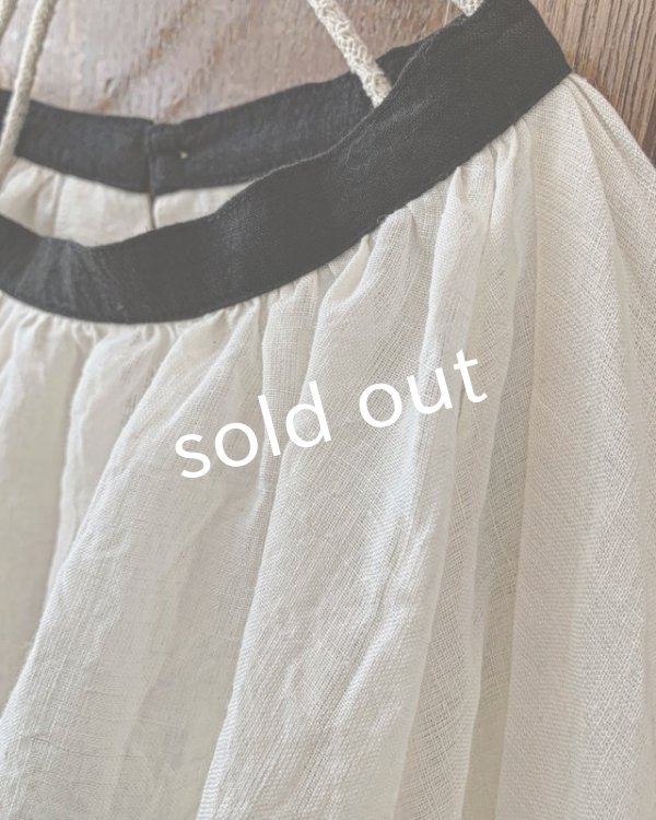 画像7: MARCHE' DE SOEUR／チャーチカフスブラウス・黒×エクリュ (7)