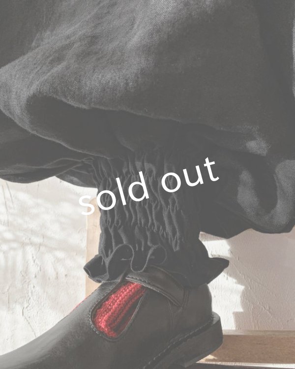 画像6: MARCHE' DE SOEUR／ピエロパンツ・黒 (6)