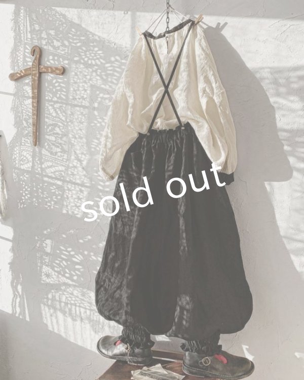 画像10: MARCHE' DE SOEUR／ピエロパンツ・黒 (10)