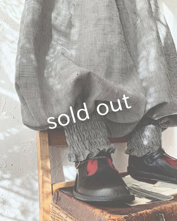 画像3: MARCHE' DE SOEUR／ピエロパンツ・グレンチェック (3)