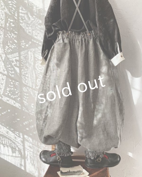 画像9: MARCHE' DE SOEUR／ピエロパンツ・グレンチェック (9)