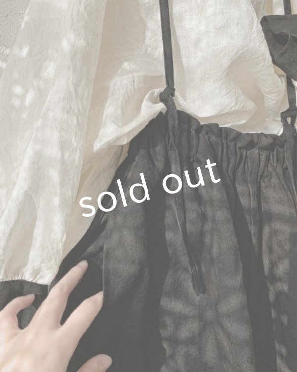 画像7: MARCHE' DE SOEUR／ピエロパンツ・黒 (7)