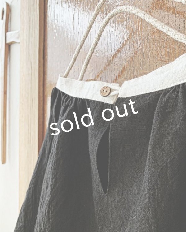 画像5: MARCHE' DE SOEUR／チャーチカフスブラウス・黒×エクリュ (5)