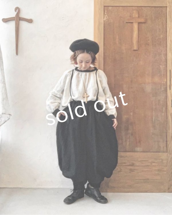 画像13: MARCHE' DE SOEUR／ピエロパンツ・黒 (13)