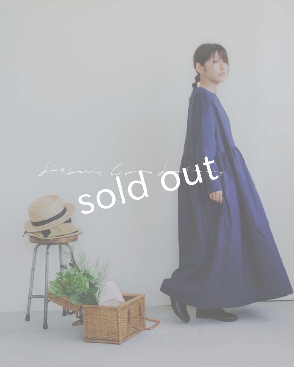 画像10: je suis comme je suis/「佇む」ワンピース・インディゴ (10)