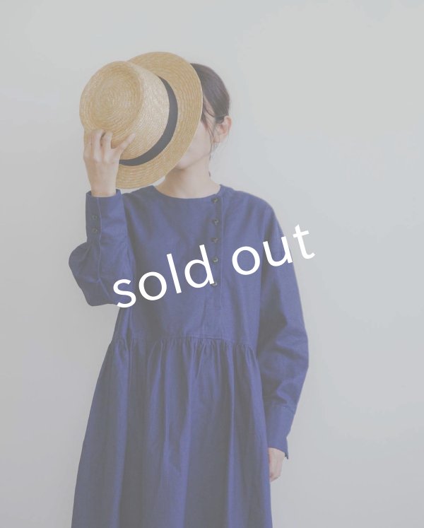 画像9: je suis comme je suis/「佇む」ワンピース・インディゴ (9)