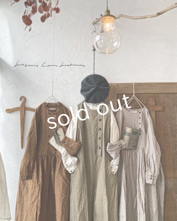 画像2: je suis comme je suis/「佇む」ワンピース・フラックス (2)