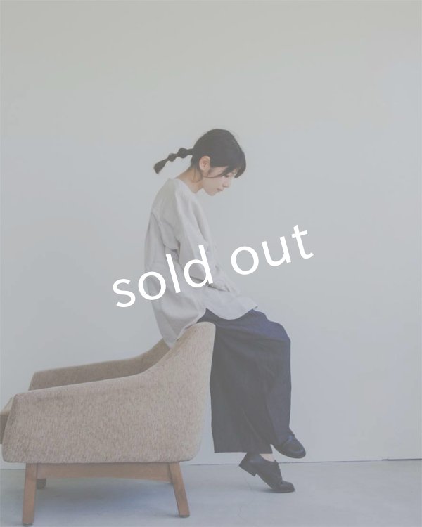 画像9: je suis comme je suis/「佇む」プルオーバーシャツ・アンティークミルクホワイト (9)