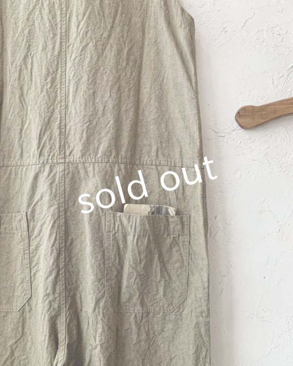 画像8: je suis comme je suis/「佇む」オールインワン・カーキベージュ (8)