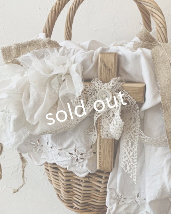 画像3: pollenbienco／アンティークレースと十字架のニーナバッグ (3)