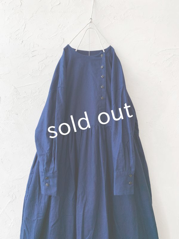 画像3: je suis comme je suis/「佇む」ワンピース・インディゴ (3)