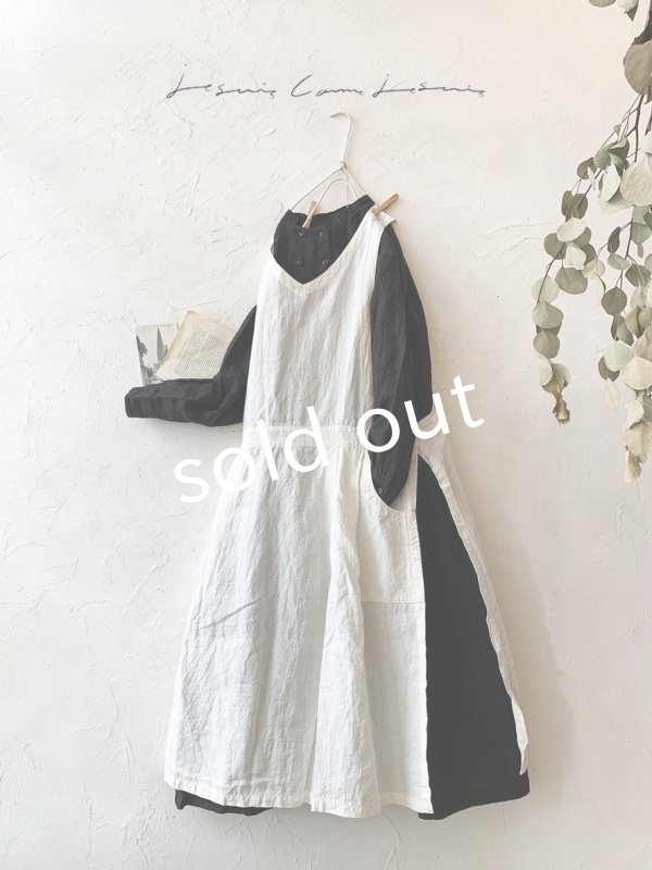 画像8: je suis comme je suis/ダブルボタンドレス・ブラック (8)