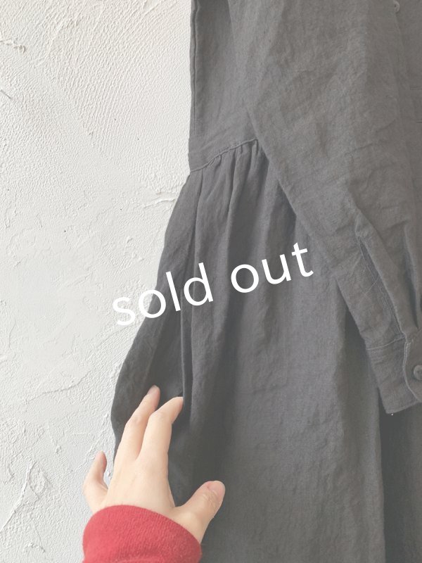 画像6: je suis comme je suis/ダブルボタンドレス・ブラック (6)