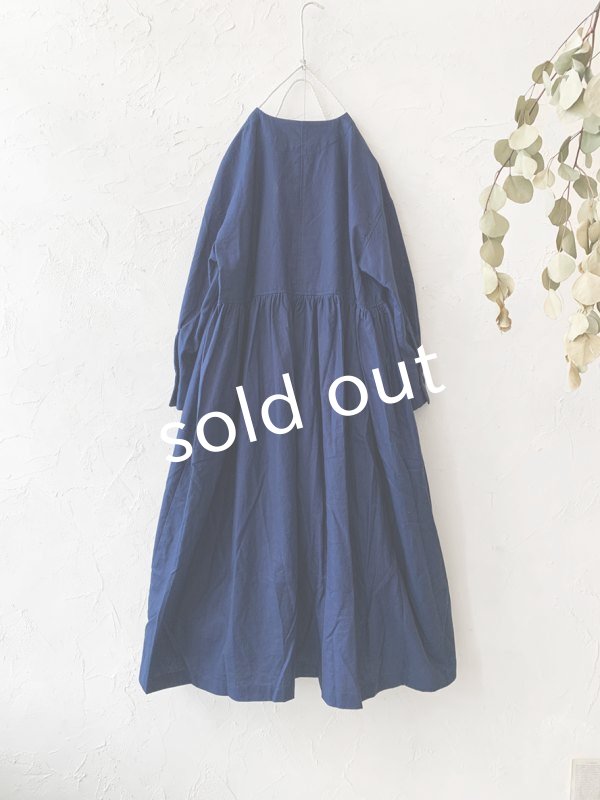 画像8: je suis comme je suis/「佇む」ワンピース・インディゴ (8)