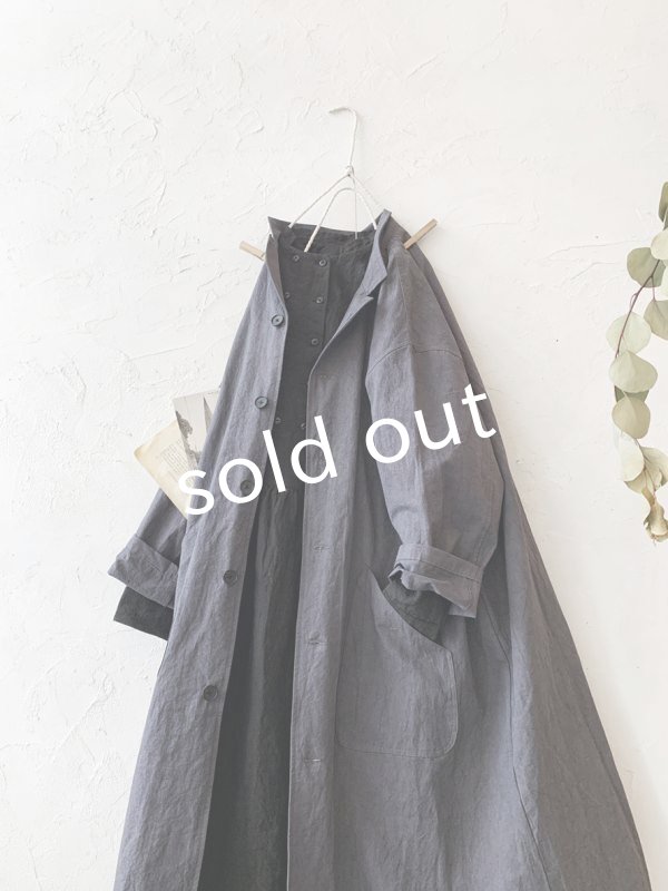 画像2: je suis comme je suis/アトリエコート・チャコールグレー (2)