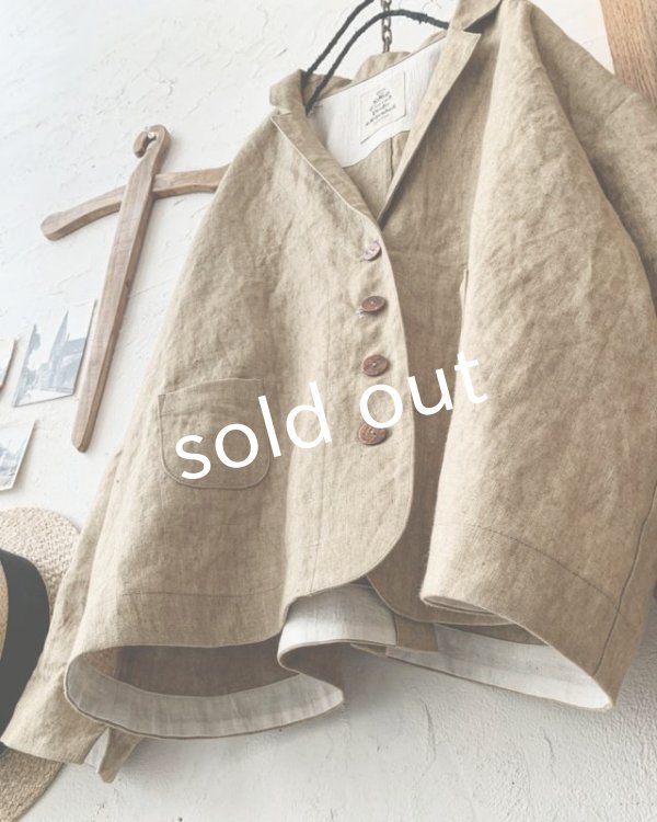 画像9: MARCHE' DE SOEUR／ハックルベリージャケット・ヘーゼルナッツ (9)