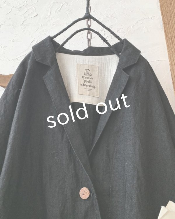 画像2: MARCHE' DE SOEUR／ハックルベリージャケット・黒 (2)