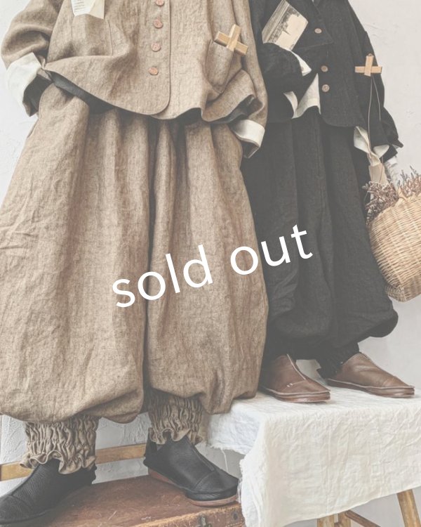 画像8: MARCHE' DE SOEUR／ハックルベリージャケット・チョコブラウニー (8)