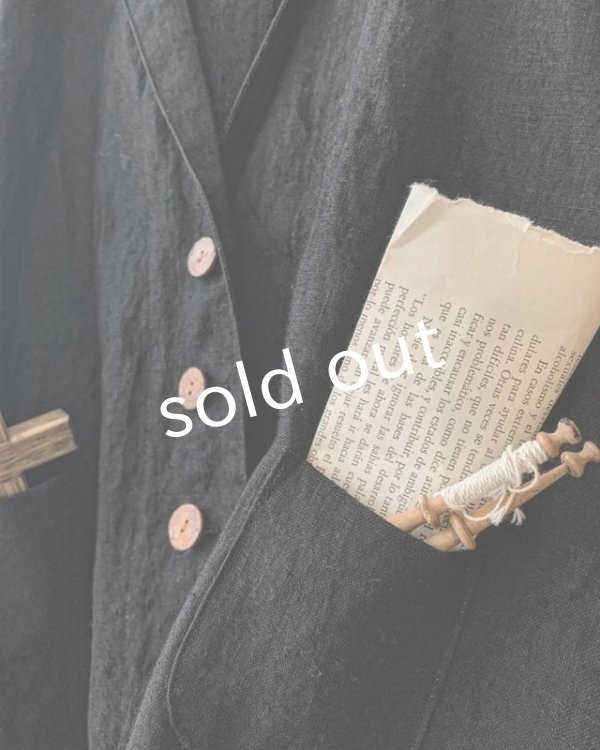 画像5: MARCHE' DE SOEUR／ハックルベリージャケット・黒 (5)