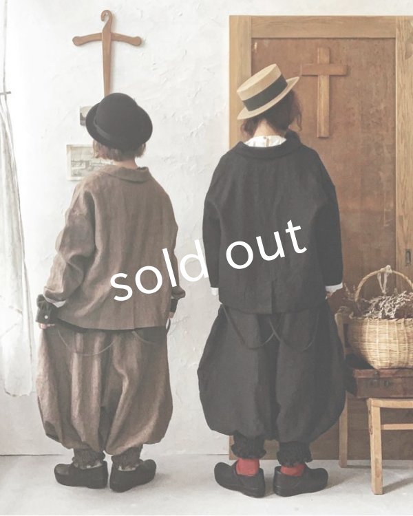 画像10: MARCHE' DE SOEUR／ハックルベリージャケット・黒 (10)