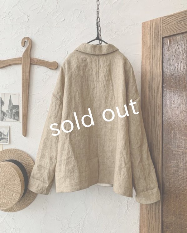 画像3: MARCHE' DE SOEUR／ハックルベリージャケット・ヘーゼルナッツ (3)