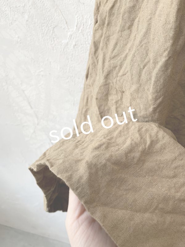 画像7: MARCHE' DE SOEUR／フリル襟のワンピース・ブラウンカーキ (7)