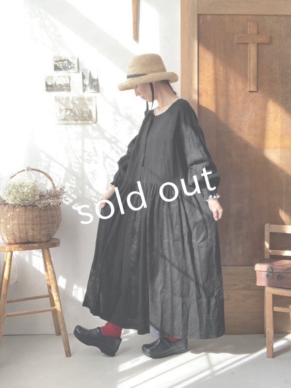 画像4: Avenue／レース襟ギャザーワンピース (4)