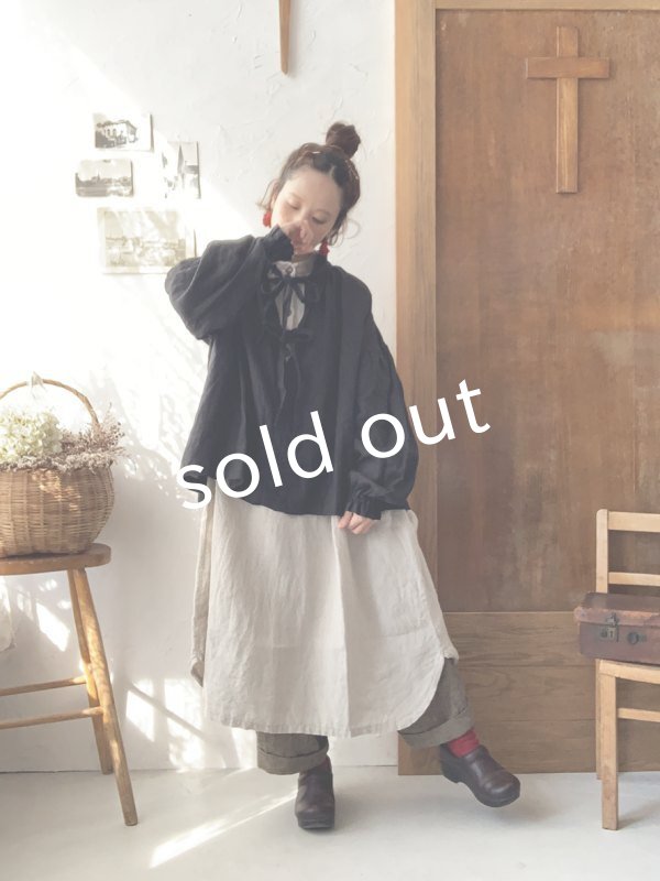 画像5: Avenue／スタンドカラーＡラインワンピース (5)