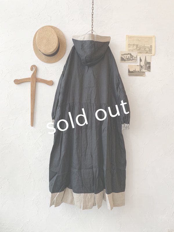 画像5: Avenue/フード付きギャザーワンピース (5)