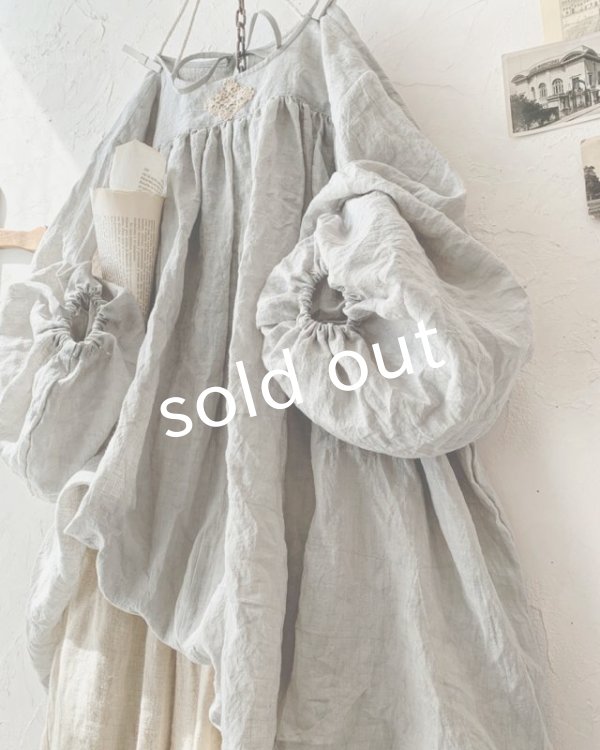 画像5: MARCHE' DE SOEUR／教会のチュニック・アンティークグレー (5)