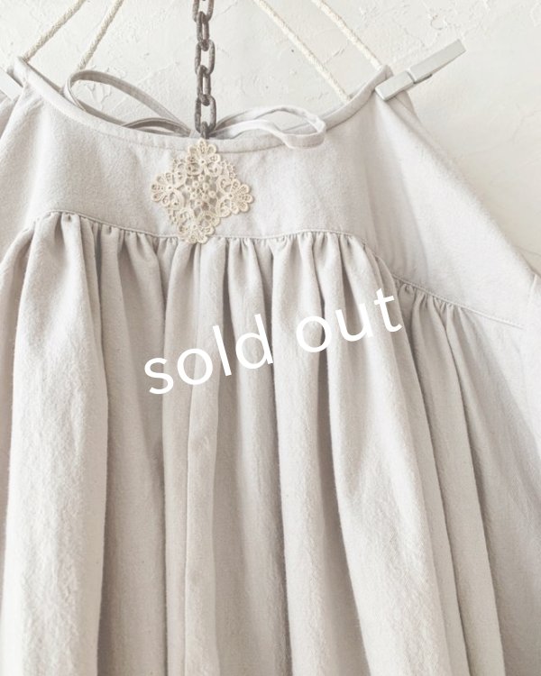 画像2: MARCHE' DE SOEUR／教会のチュニック・ライトグレー (2)