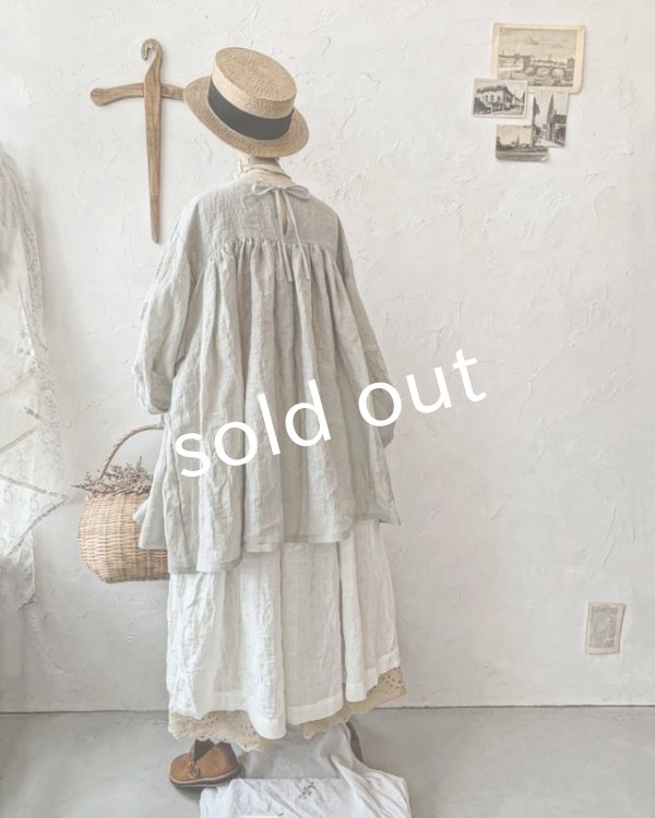 画像14: MARCHE' DE SOEUR／教会のチュニック・アンティークグレー (14)