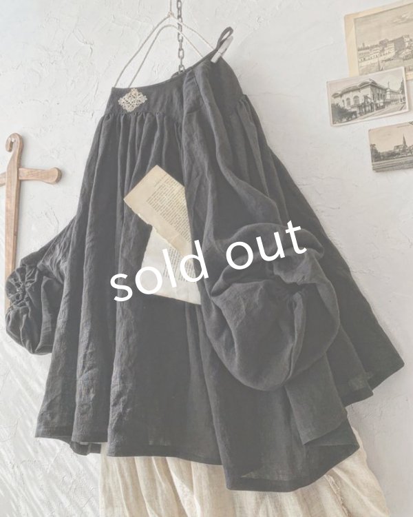 画像2: MARCHE' DE SOEUR／教会のチュニック・ブラック (2)