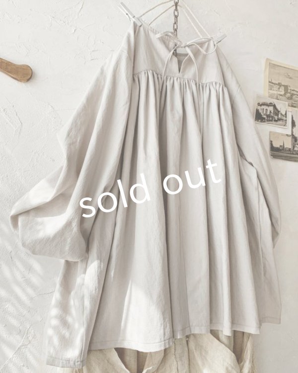 画像3: MARCHE' DE SOEUR／教会のチュニック・ライトグレー (3)