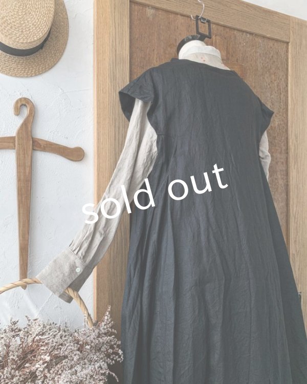 画像7: HALLELUJAH／Gilet Amish アーミッシュジレ・black (7)