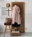 画像3: HALLELUJAH／Robe de femme de chambre 小間使いローブ衿付・pink (3)