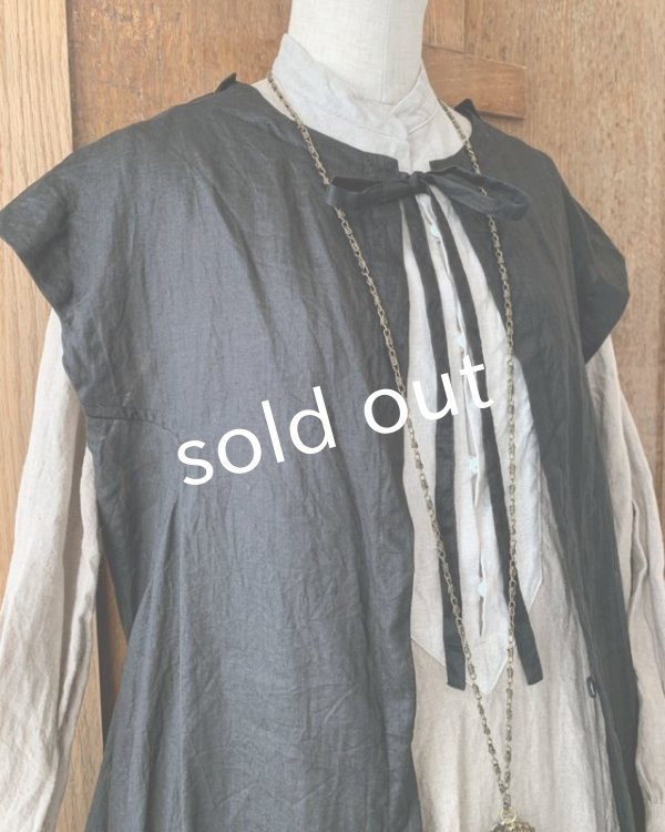 画像5: HALLELUJAH／Gilet Amish アーミッシュジレ・black (5)